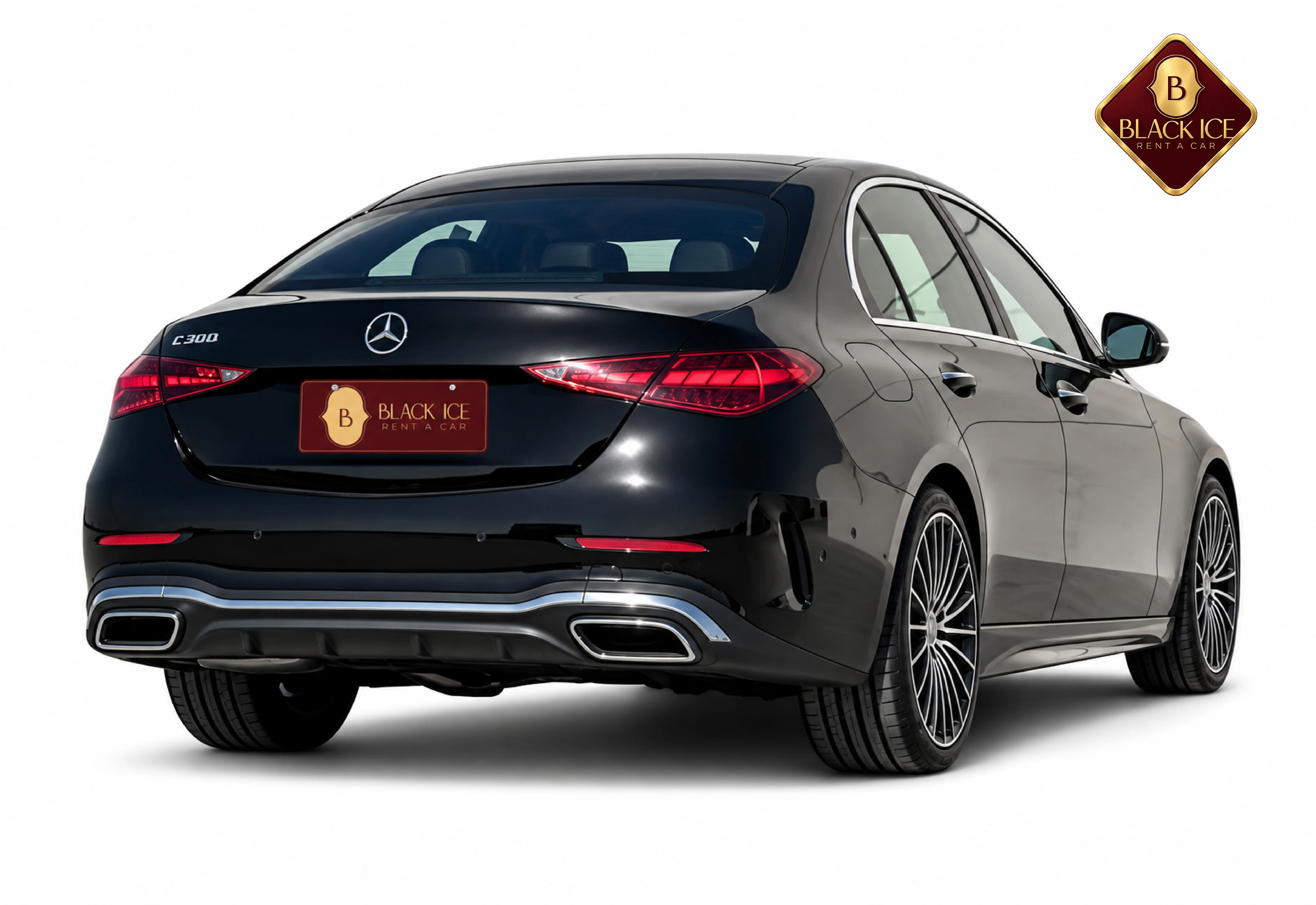 Mercedes Benz C200 rear view