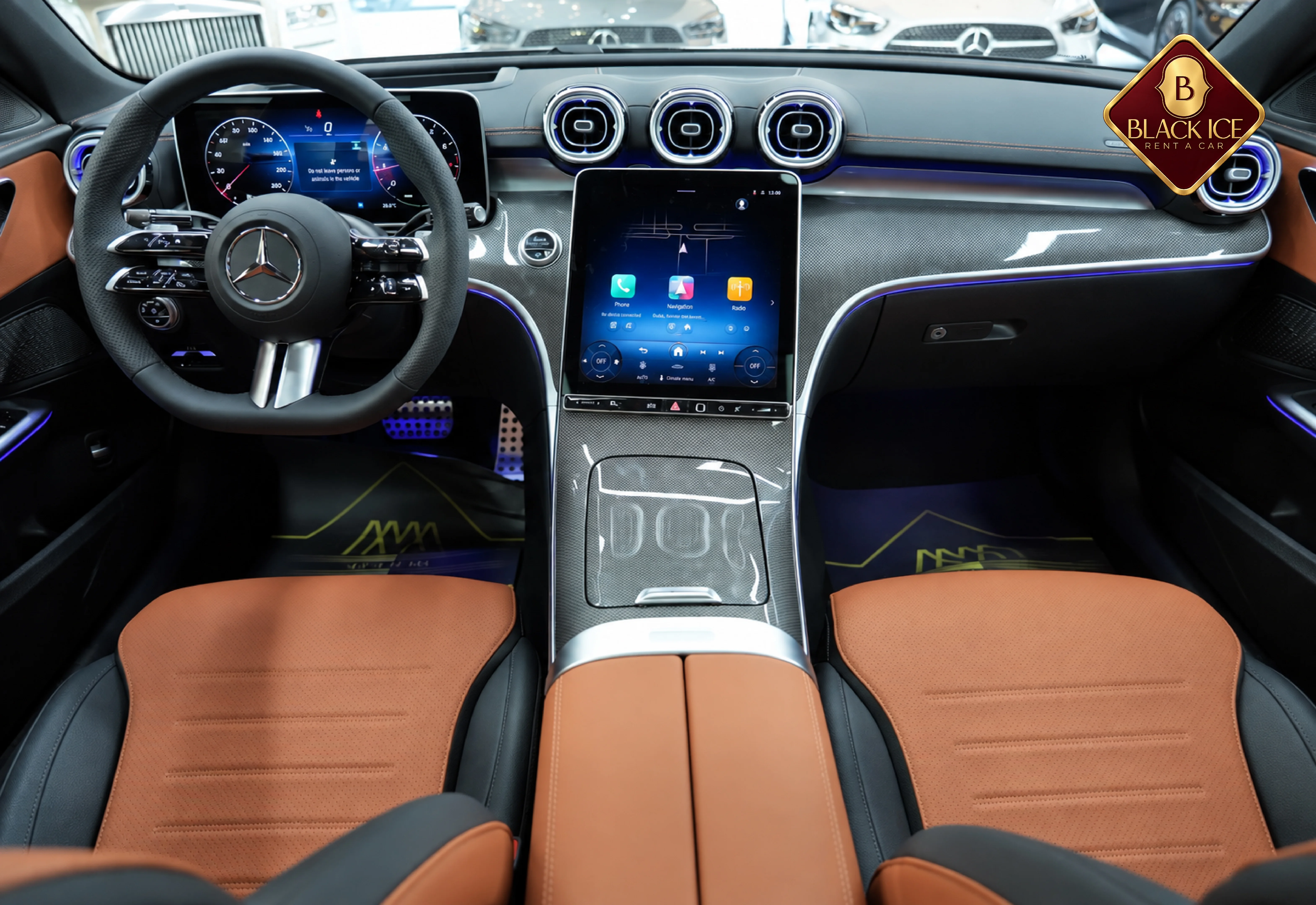 Mercedes Benz C200 interior