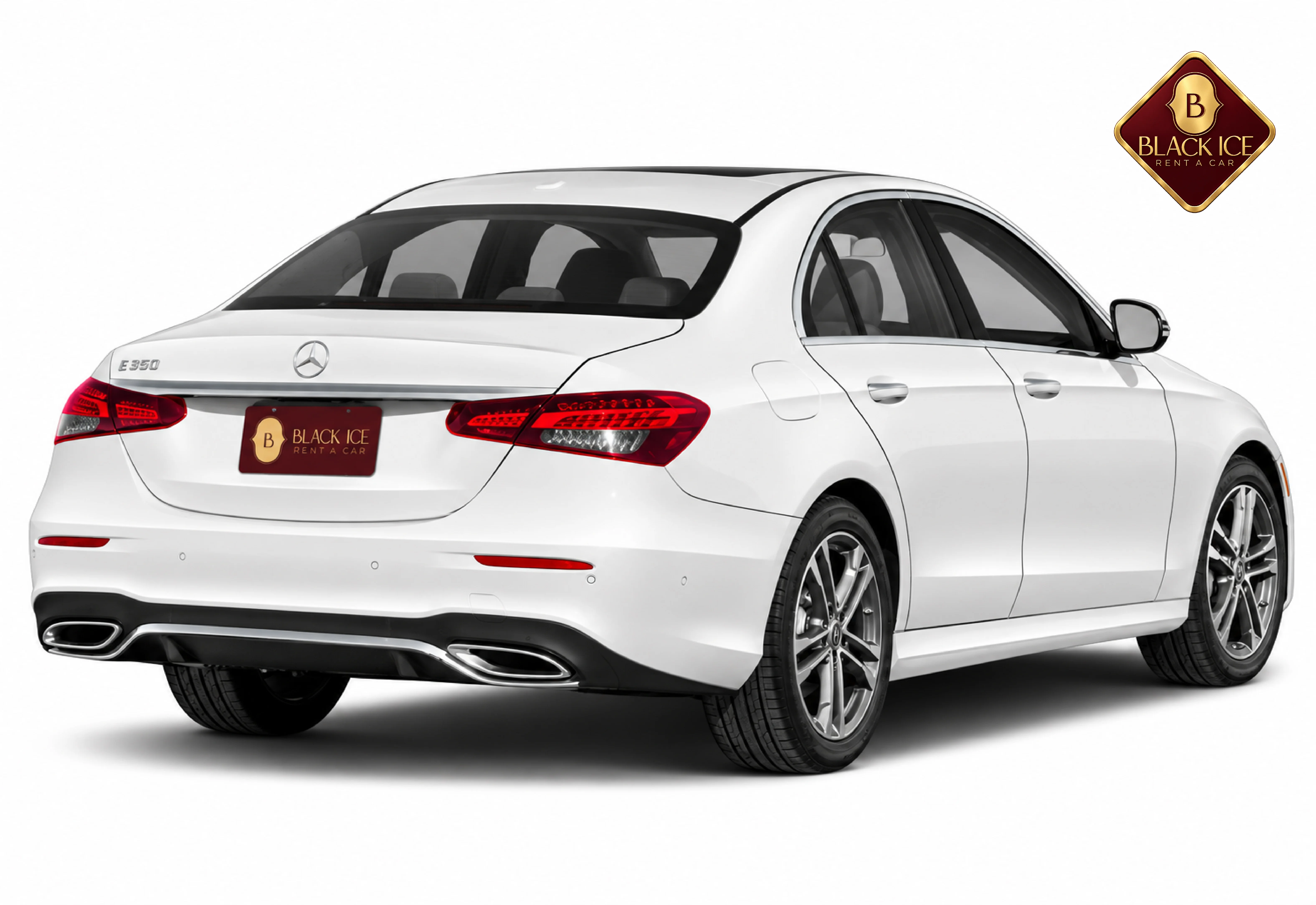 Mercedes Benz E300 rear view