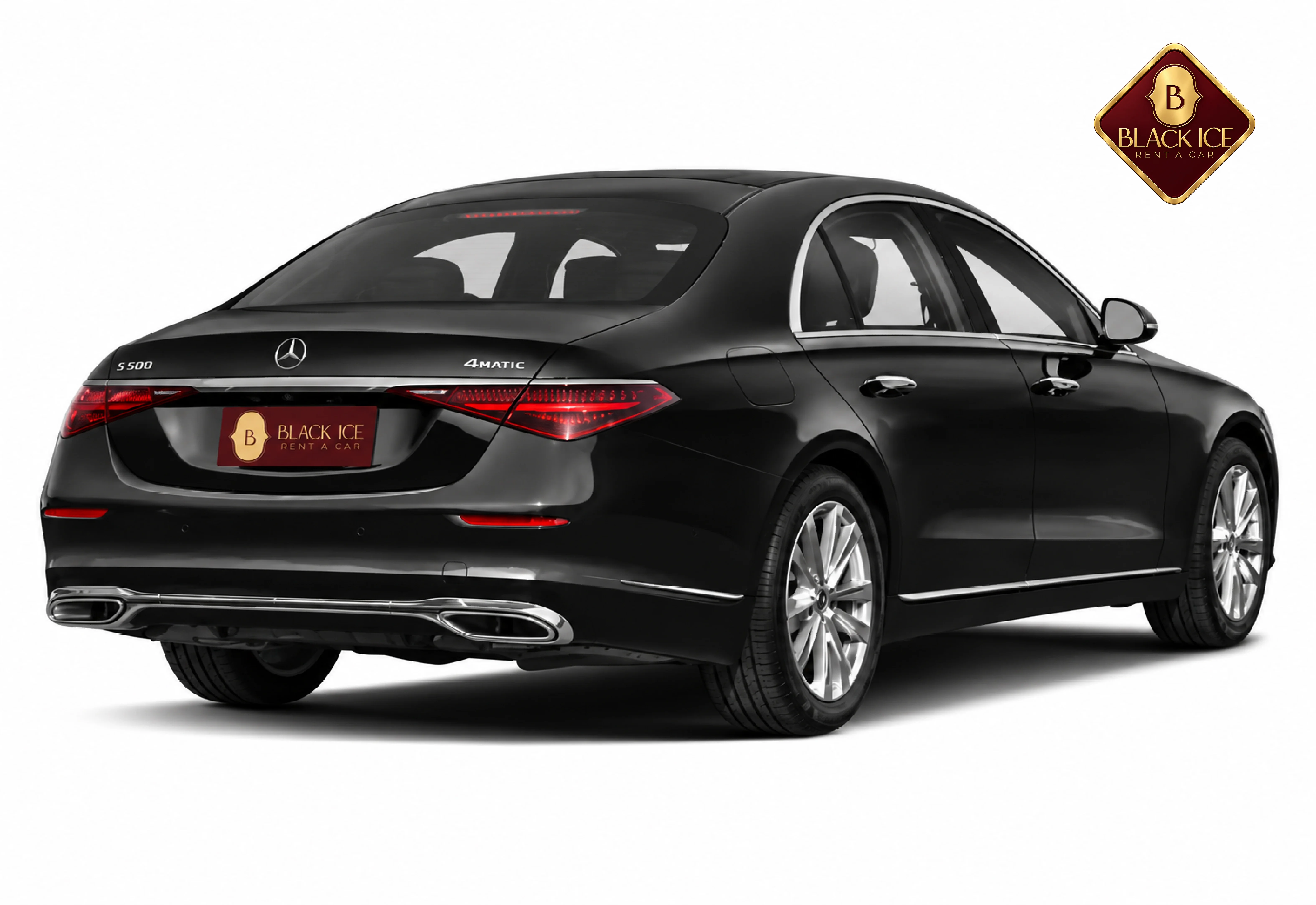 Mercedes Benz S500 rear view