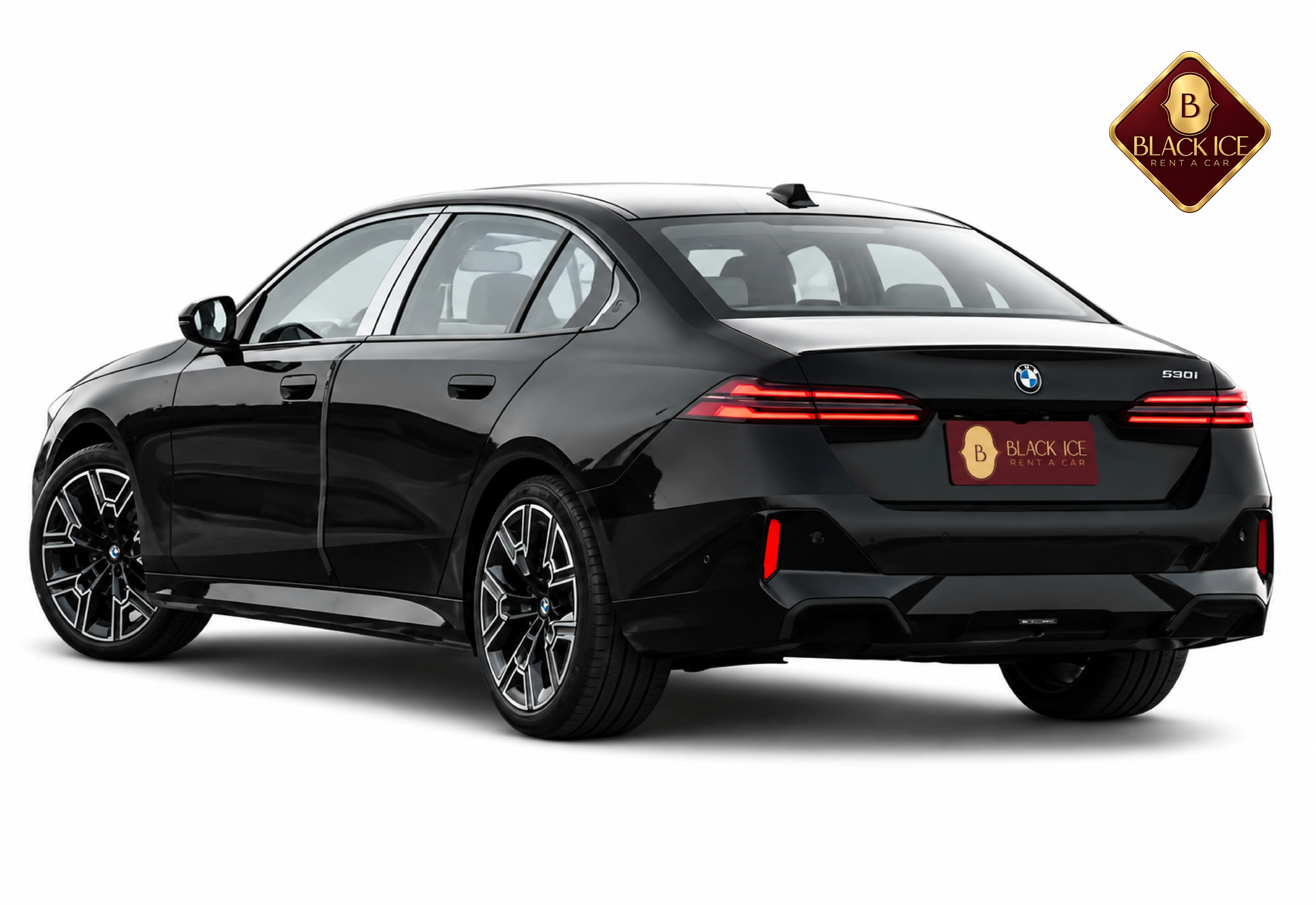 BMW 520i rear view
