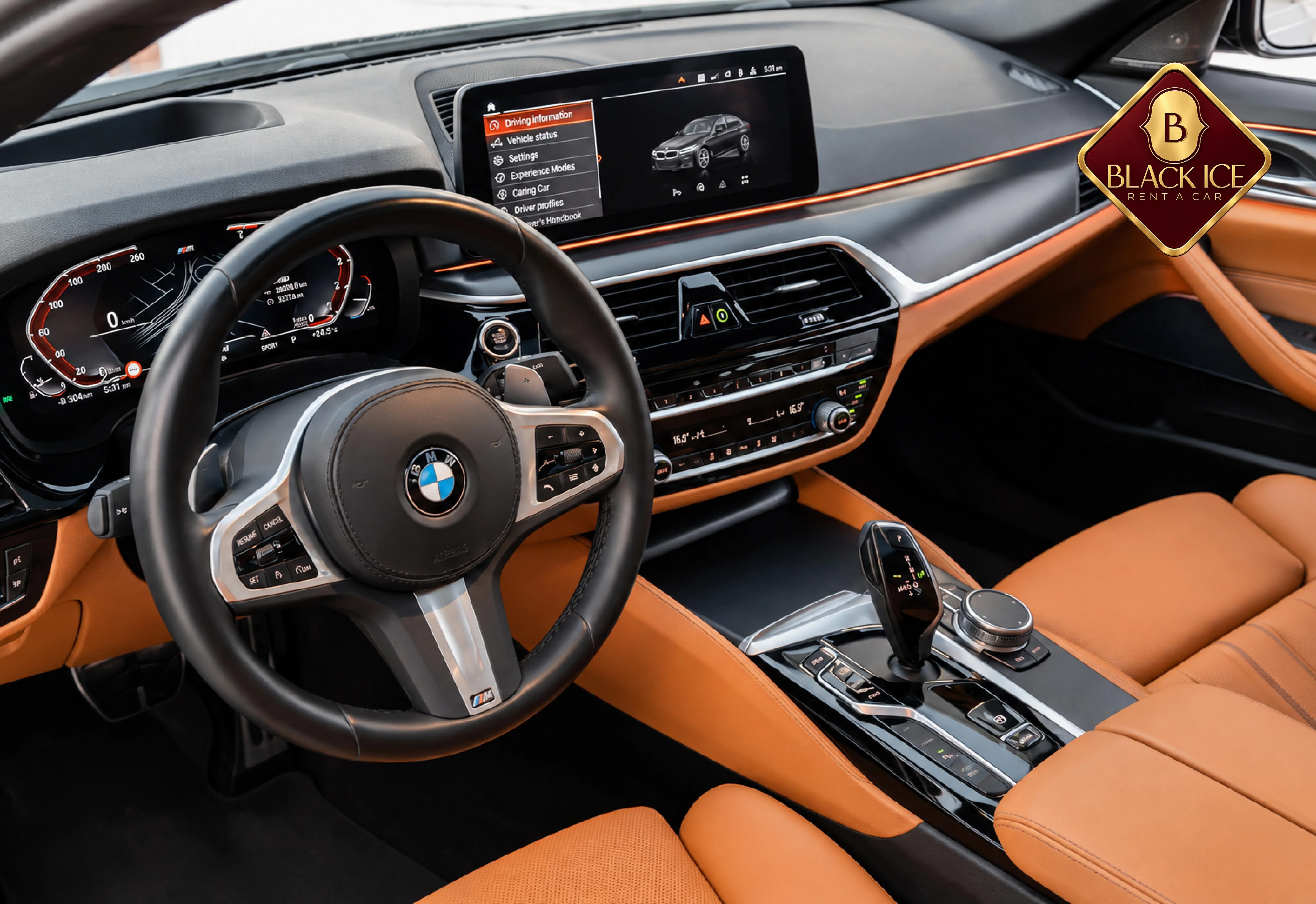 BMW 520i interior