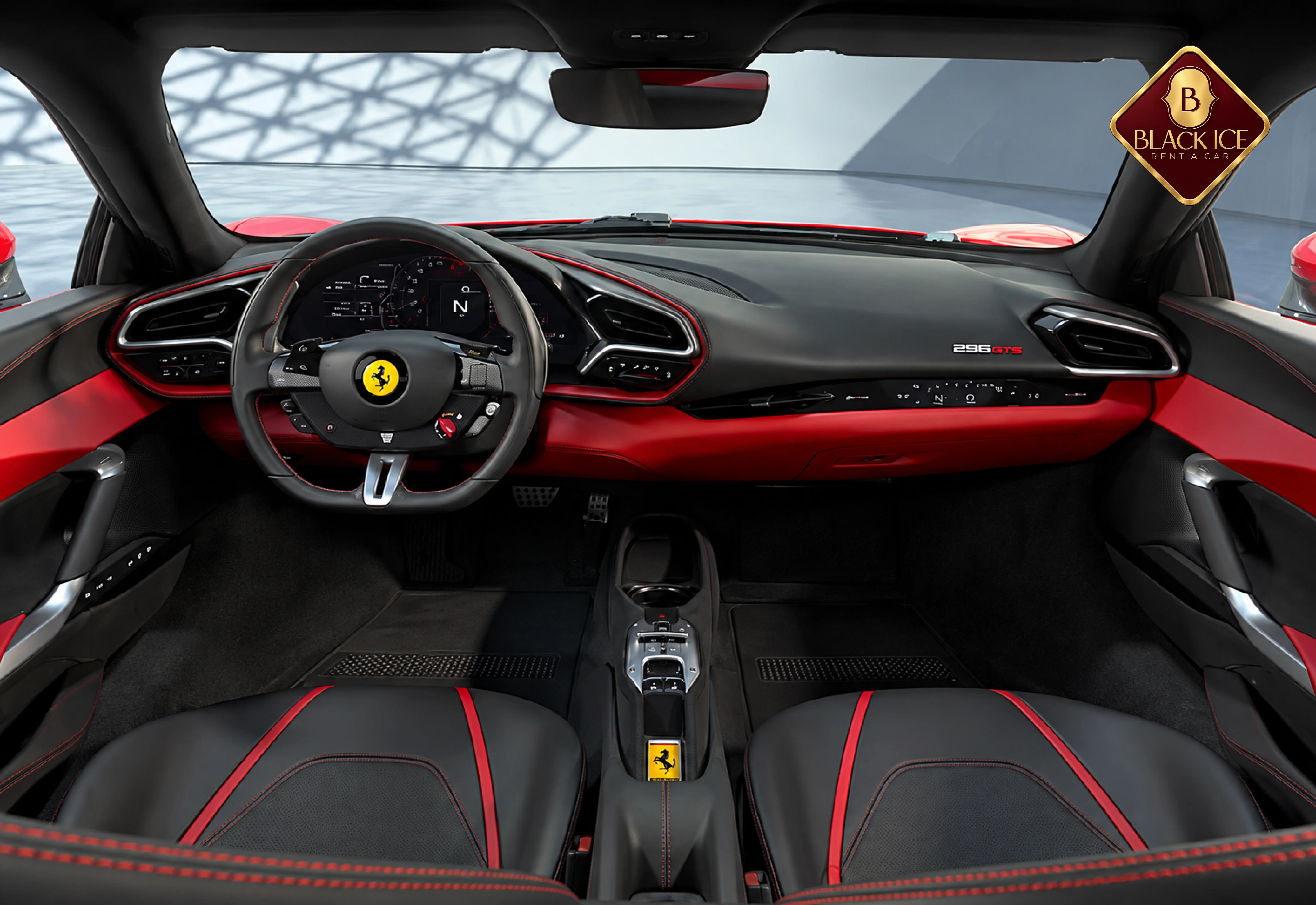 Ferrari 296 GTB interior