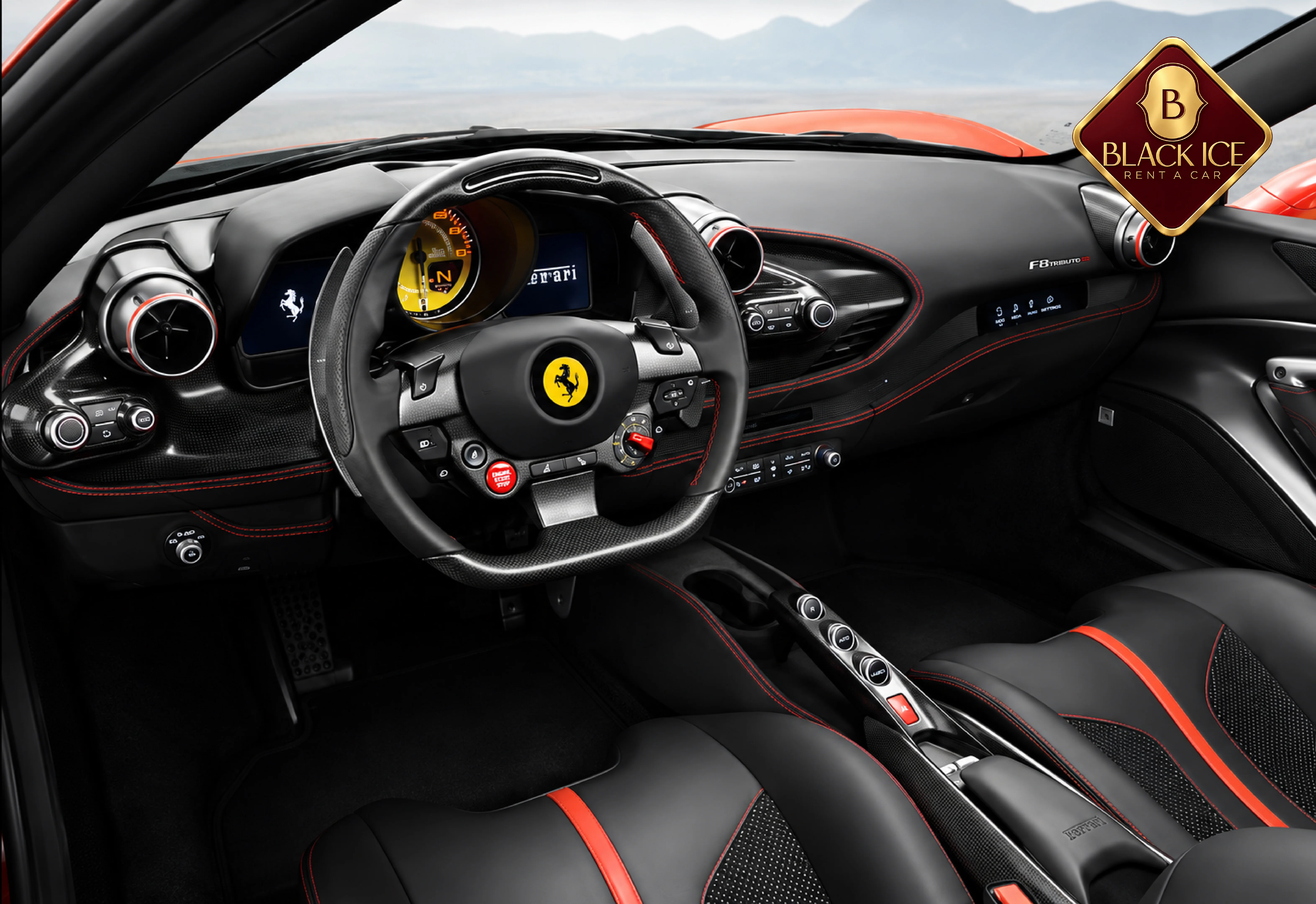 Ferrari F8 Tributo interior