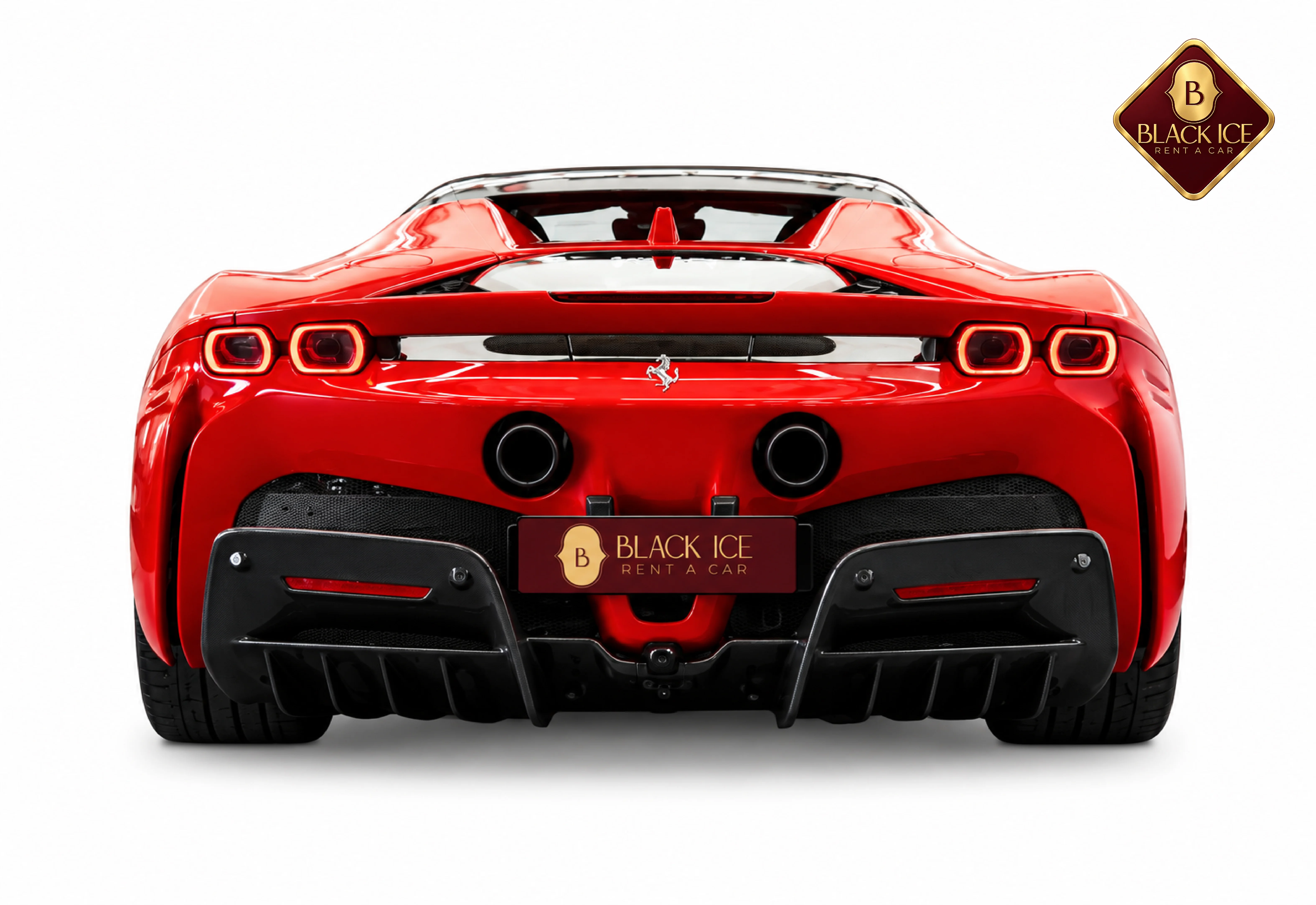 Ferrari SF90 rear view