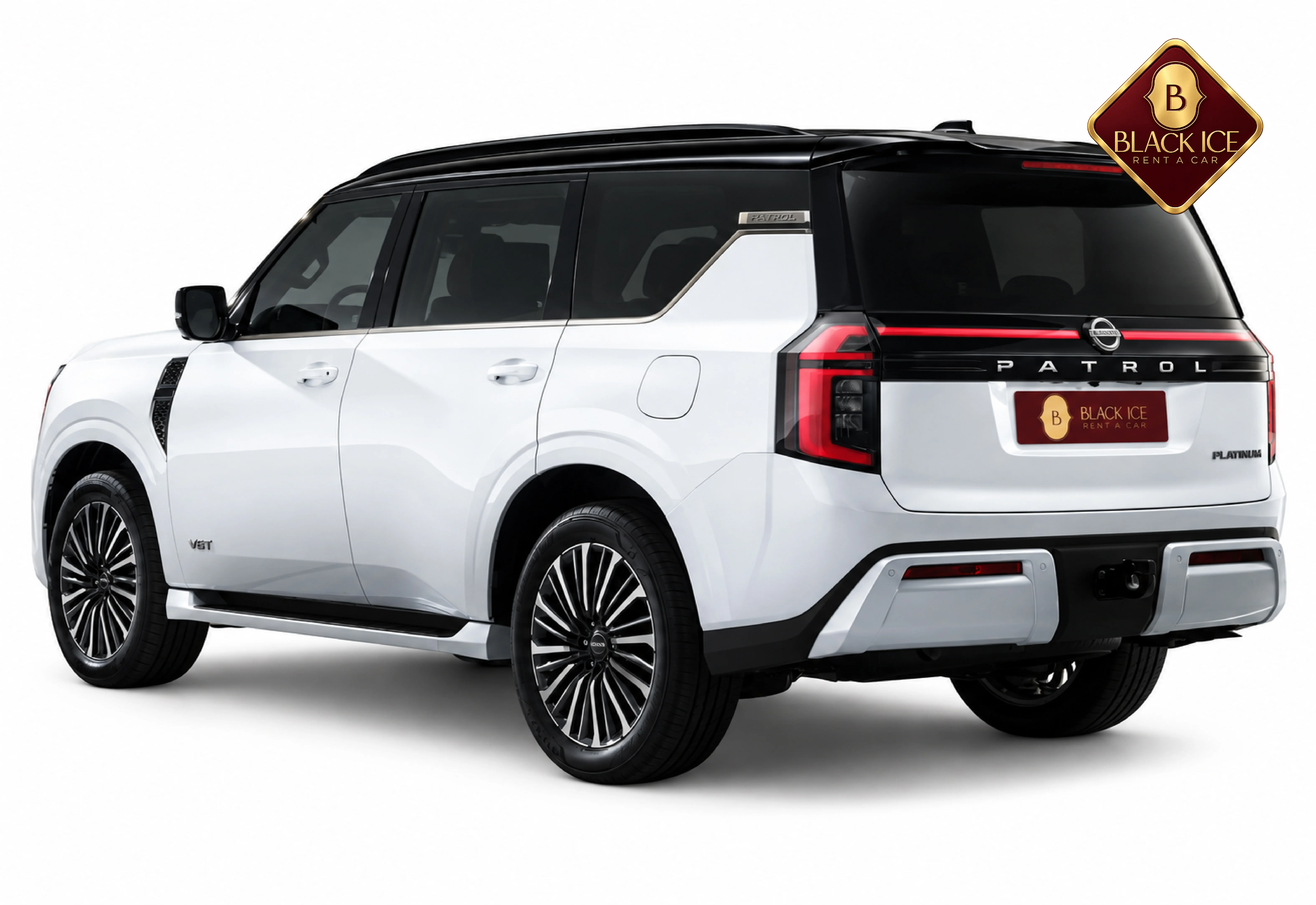 Nissan Patrol Platinum rear view