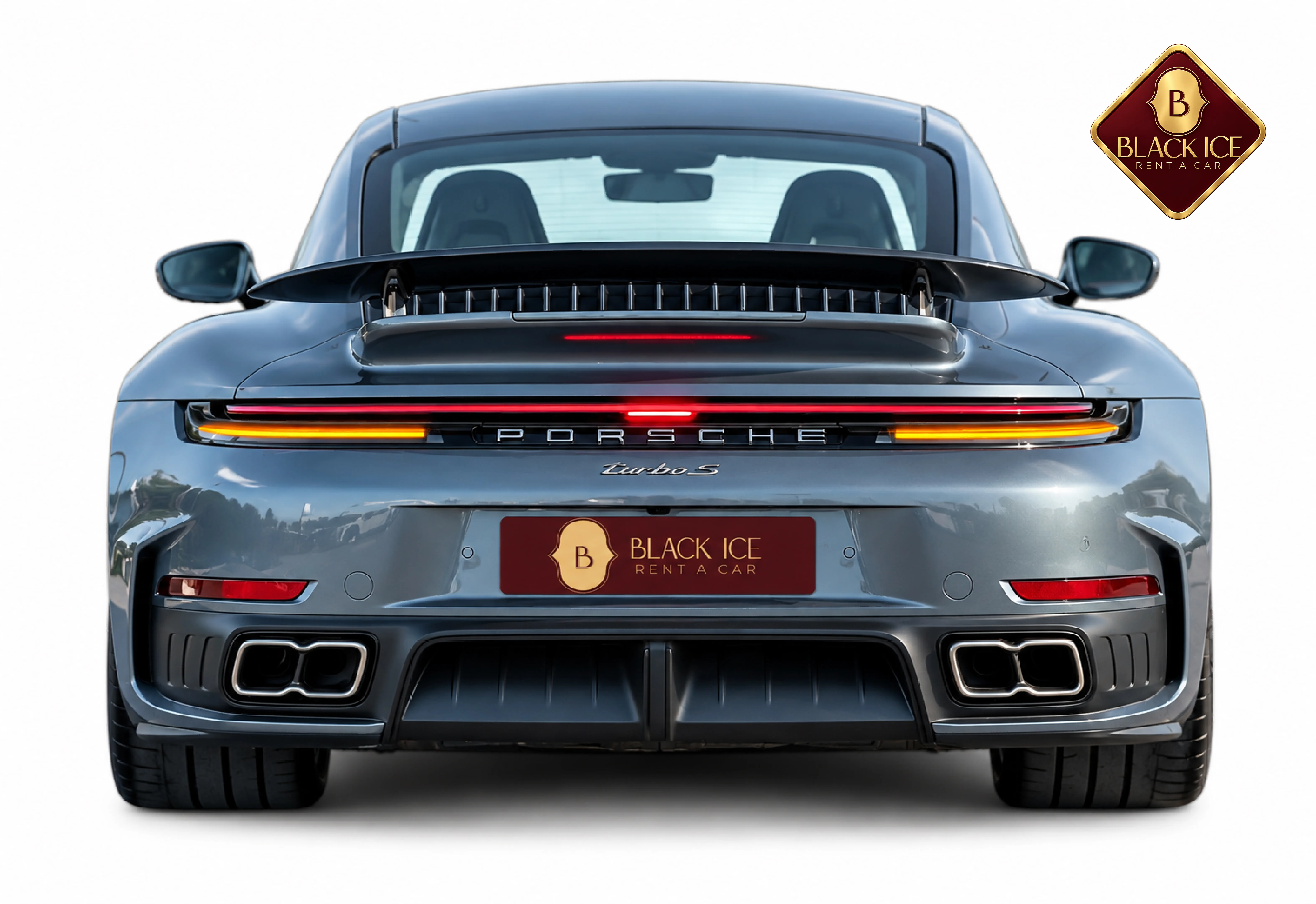 Porsche 911 Turbo S rear view
