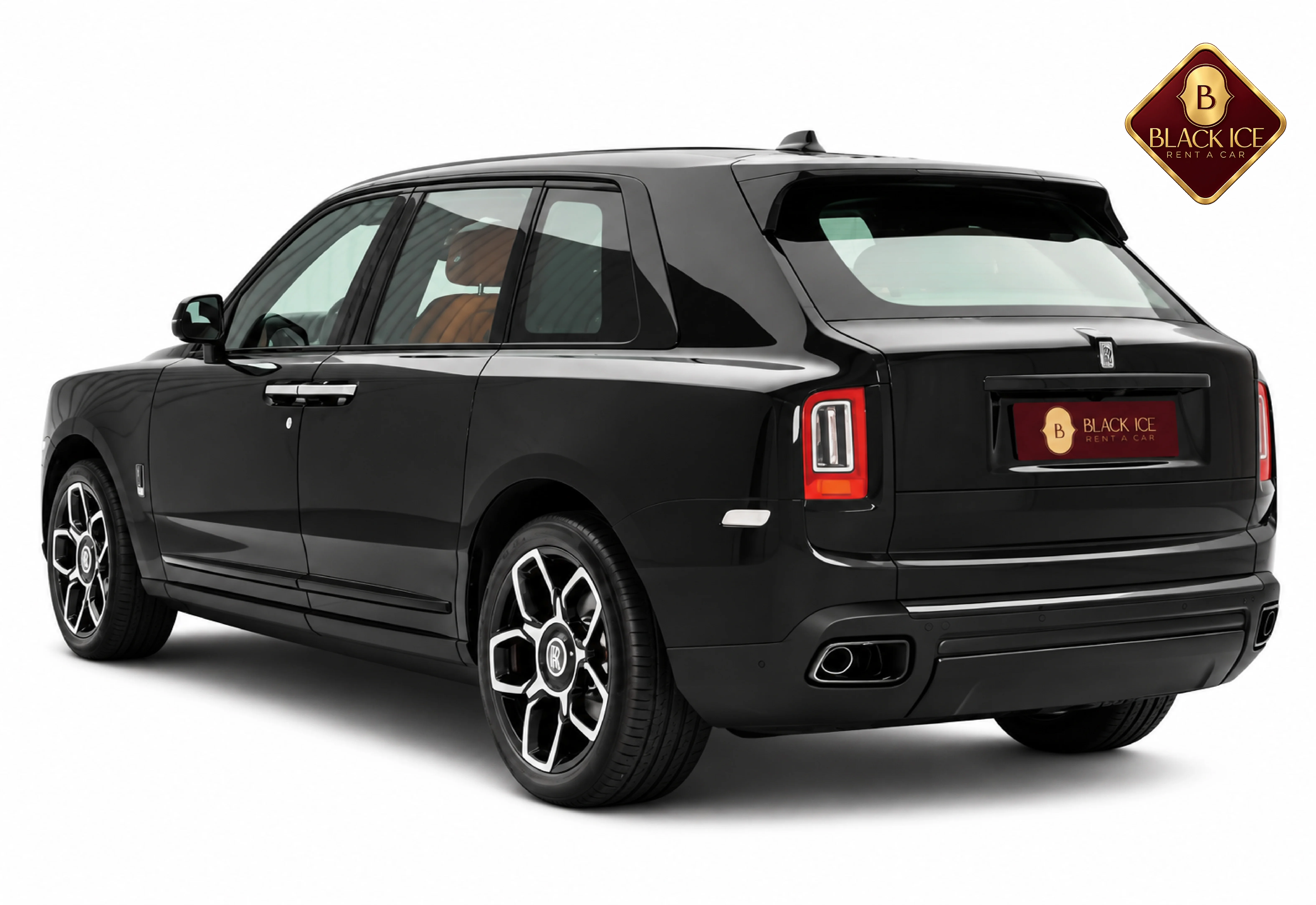 Rolls Royce Cullinan Black Badge rear view