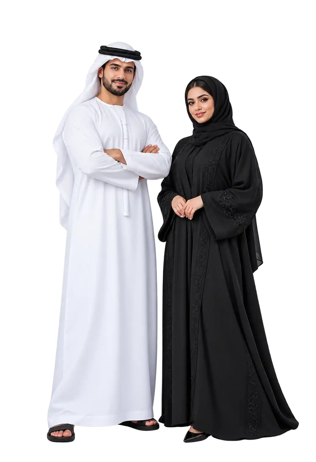 Emirati man and woman